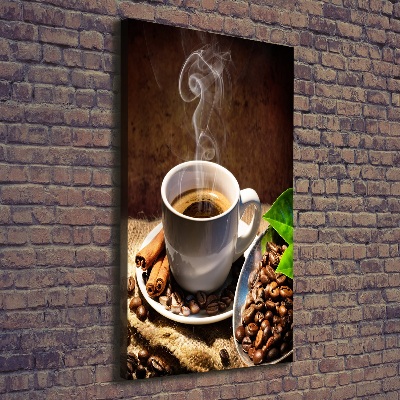 Wall art canvas large Cup of coffee