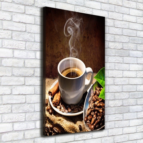 Wall art canvas large Cup of coffee