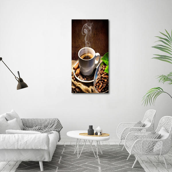 Wall art canvas large Cup of coffee