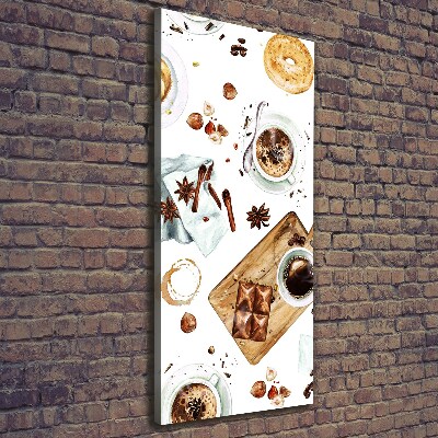 Wall art canvas large Breakfast