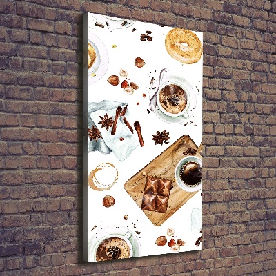 Wall art canvas large Breakfast