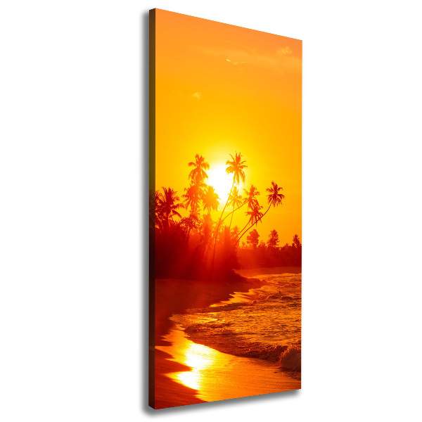 Canvas wall art Tropical beach