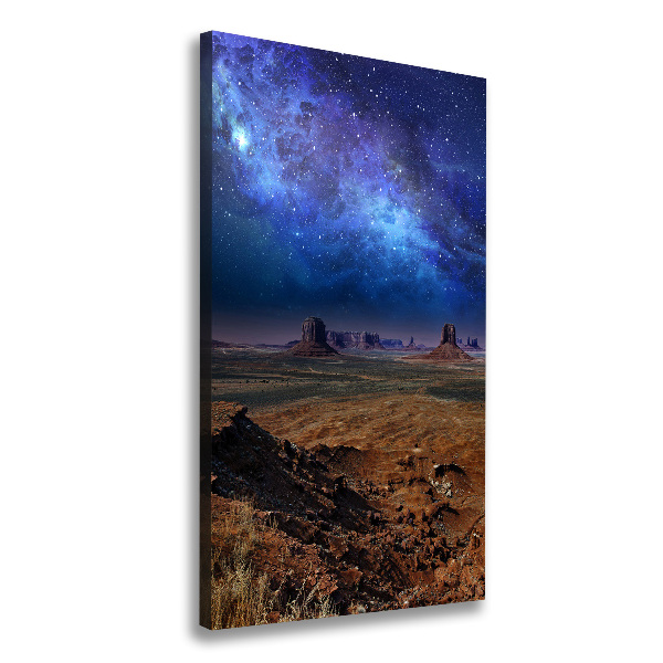 Canvas wall art Starry sky