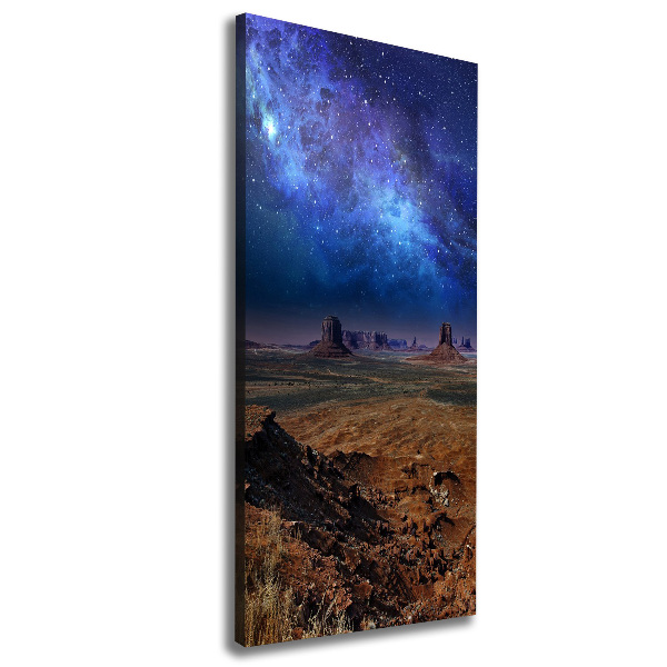 Canvas wall art Starry sky