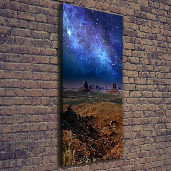 Canvas wall art Starry sky