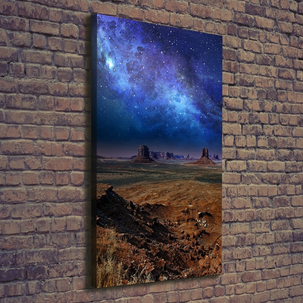 Canvas wall art Starry sky