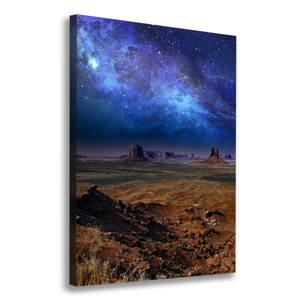 Canvas wall art Starry sky