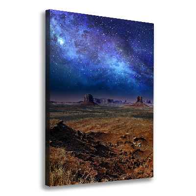 Canvas wall art Starry sky