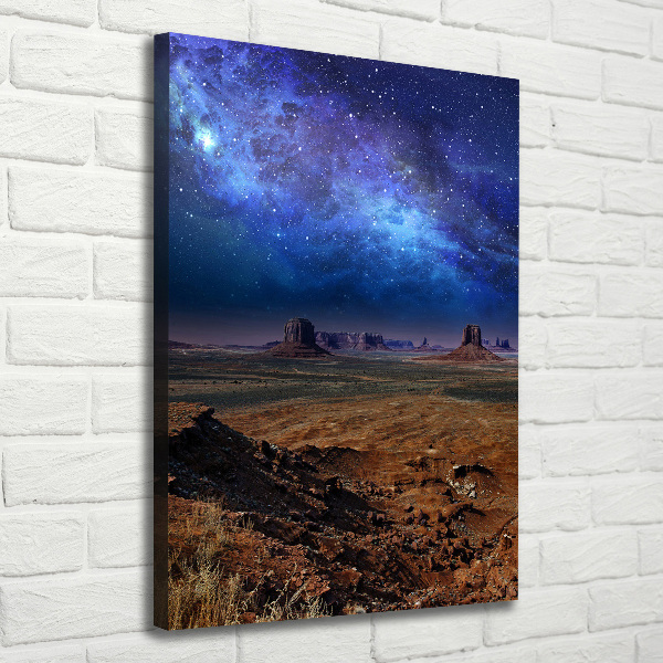 Canvas wall art Starry sky