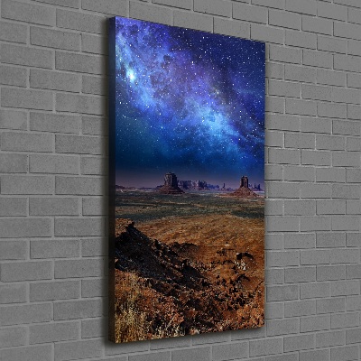 Canvas wall art Starry sky