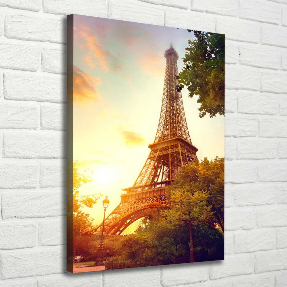 Picture canvas print Eiffel Paris tower