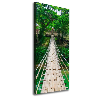 Canvas print Hanging bridge