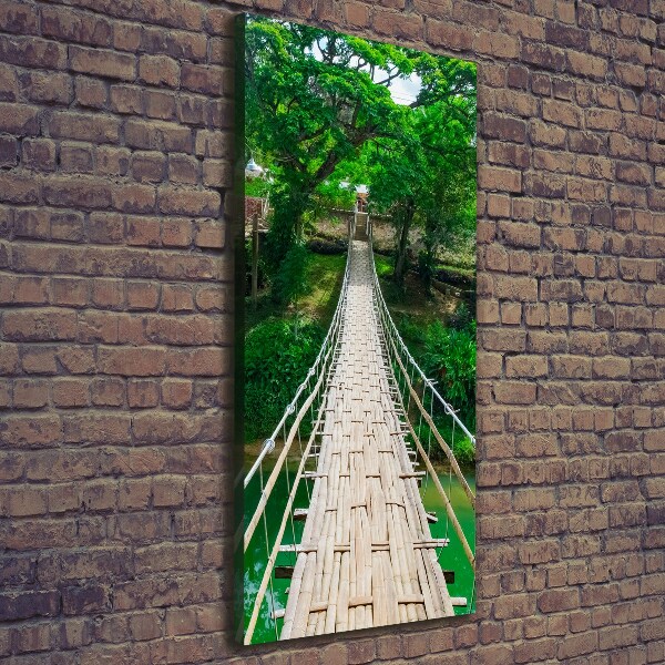 Canvas print Hanging bridge