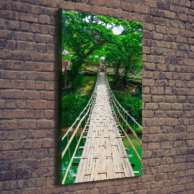 Canvas print Hanging bridge