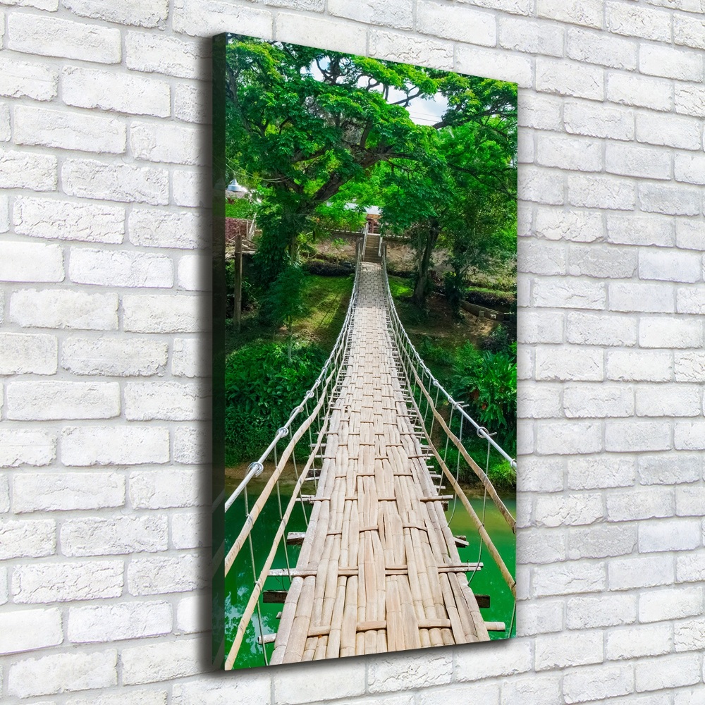 Canvas print Hanging bridge