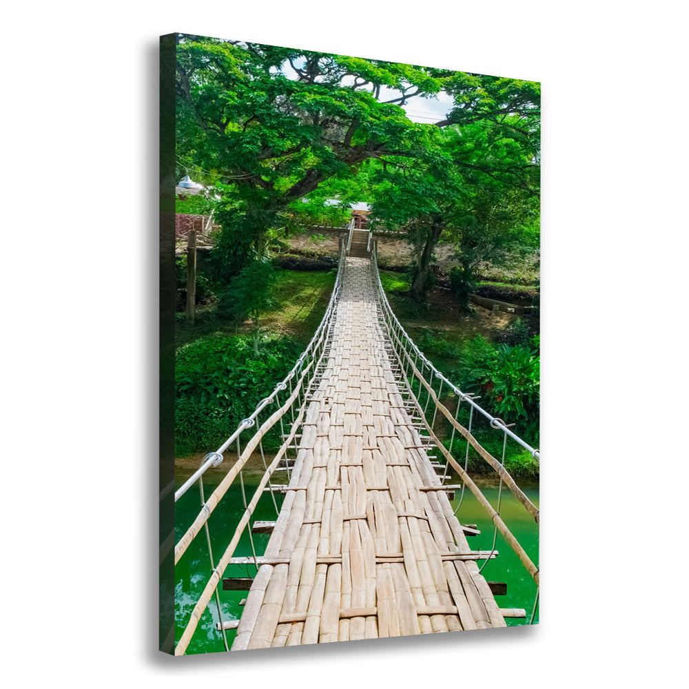 Canvas print Hanging bridge