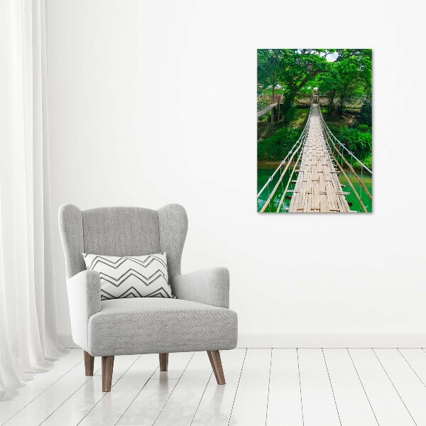 Canvas print Hanging bridge