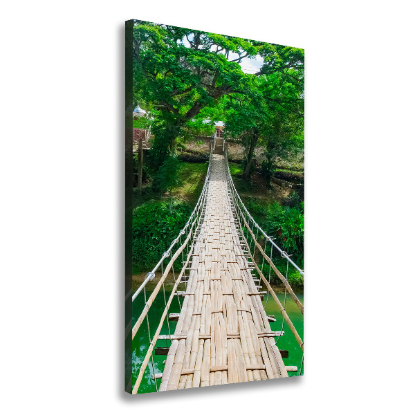 Canvas print Hanging bridge