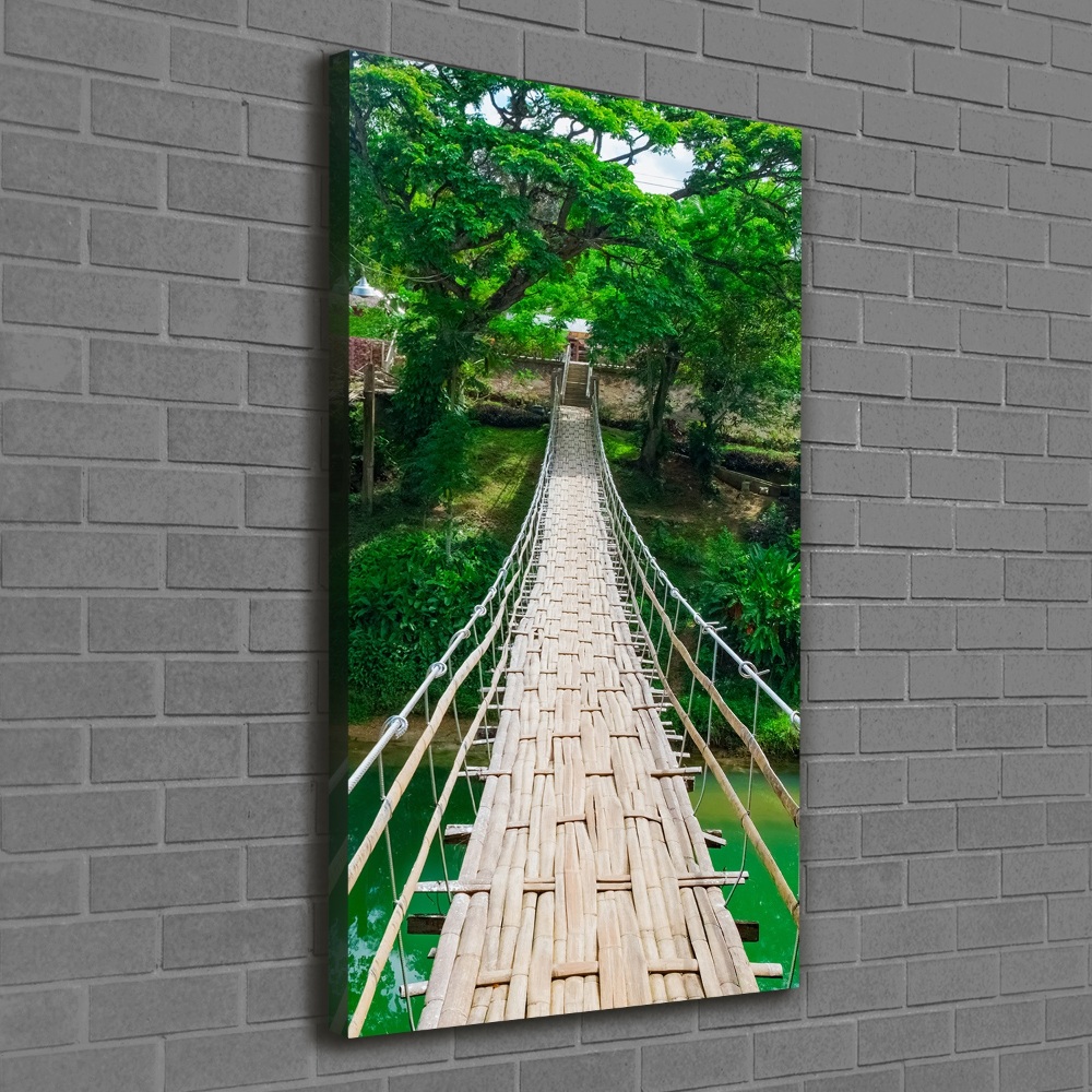 Canvas print Hanging bridge