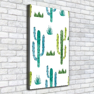 Wall art canvas Cacti