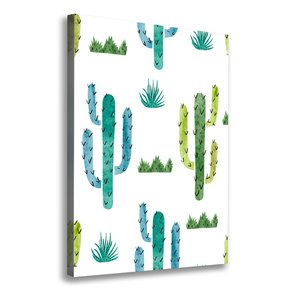 Wall art canvas Cacti