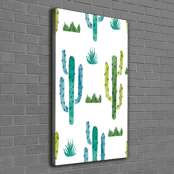 Wall art canvas Cacti