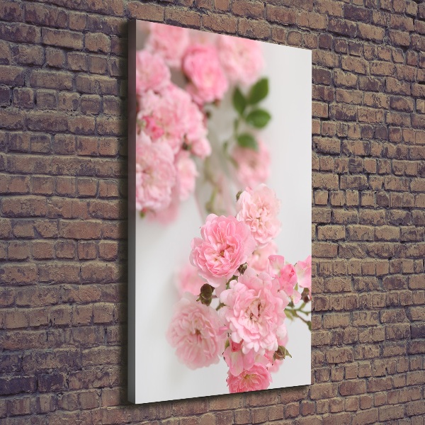 Large canvas wall art Wild Rose