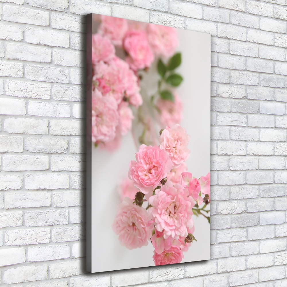 Large canvas wall art Wild Rose