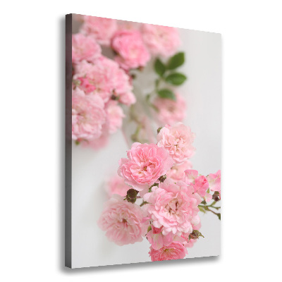 Large canvas wall art Wild Rose