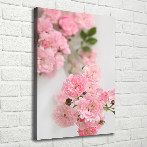 Large canvas wall art Wild Rose