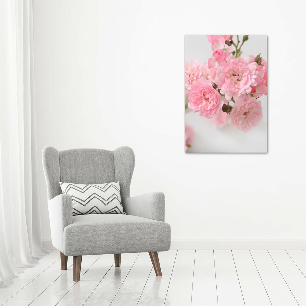 Large canvas wall art Wild Rose