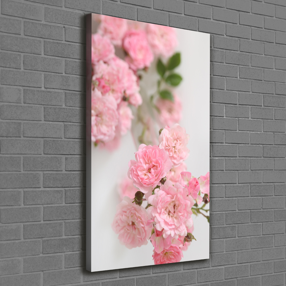 Large canvas wall art Wild Rose