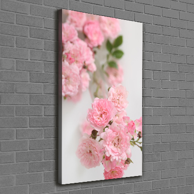 Large canvas wall art Wild Rose