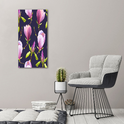 Picture canvas print Magnolia