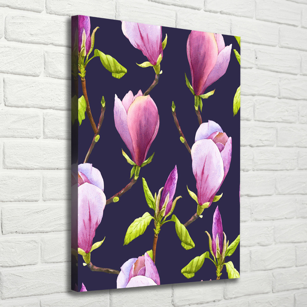 Picture canvas print Magnolia