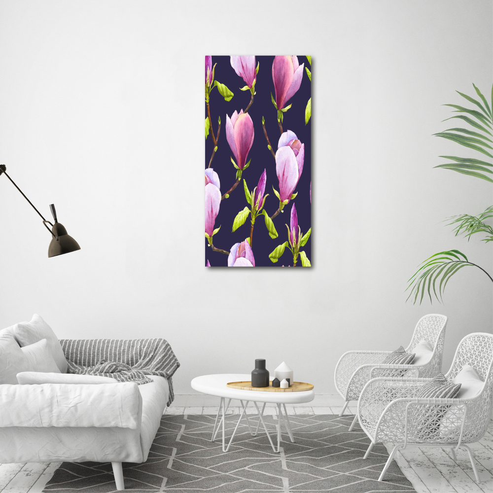 Picture canvas print Magnolia