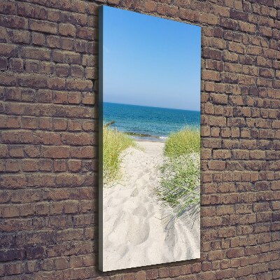 Large canvas wall art Coastal dunes