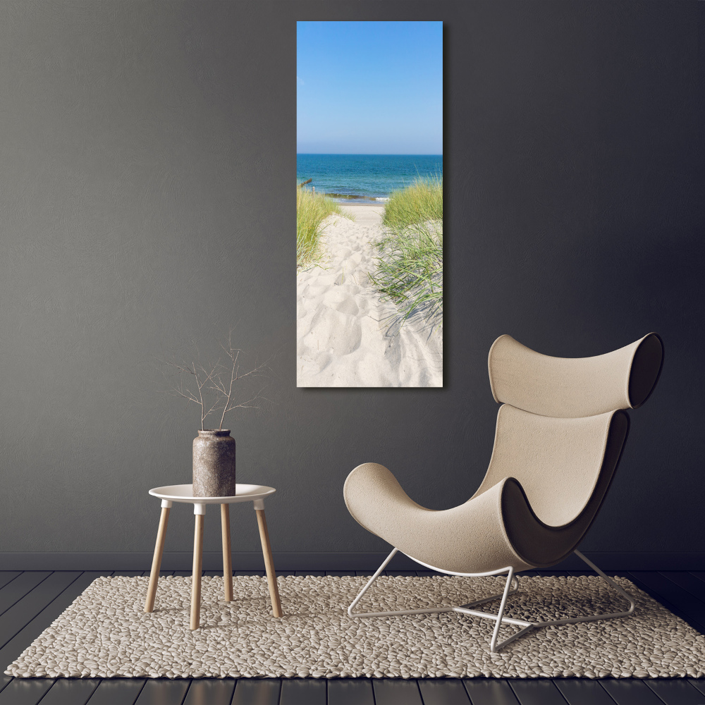 Large canvas wall art Coastal dunes