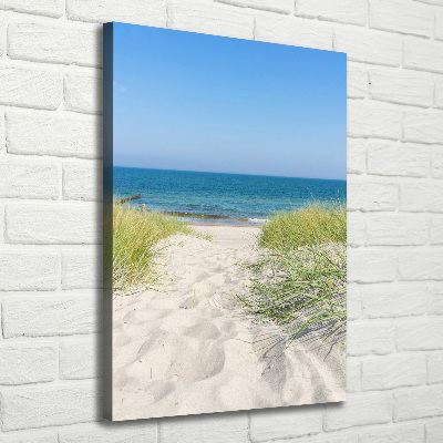 Large canvas wall art Coastal dunes