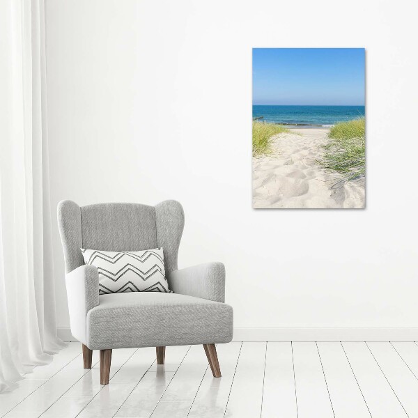 Large canvas wall art Coastal dunes