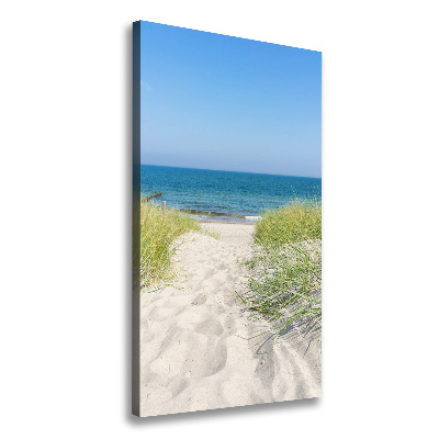 Large canvas wall art Coastal dunes