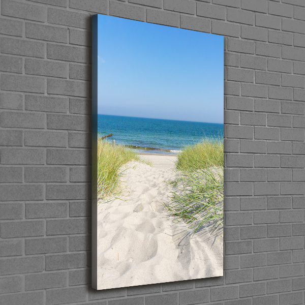 Large canvas wall art Coastal dunes