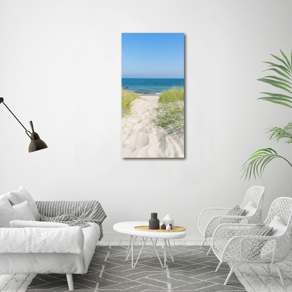 Large canvas wall art Coastal dunes