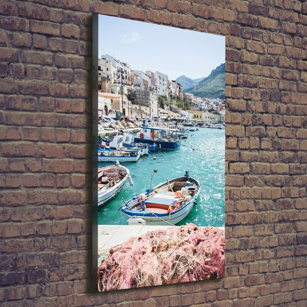 Picture canvas print Sicily