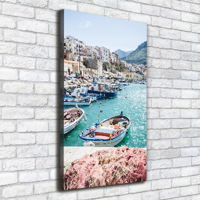 Picture canvas print Sicily