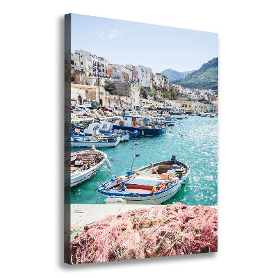 Picture canvas print Sicily