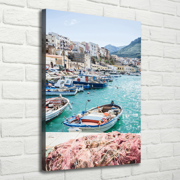 Picture canvas print Sicily