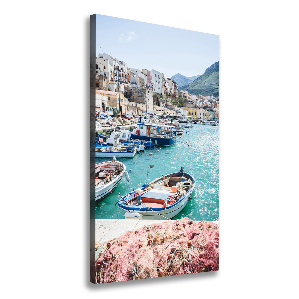 Picture canvas print Sicily