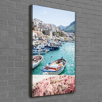 Picture canvas print Sicily