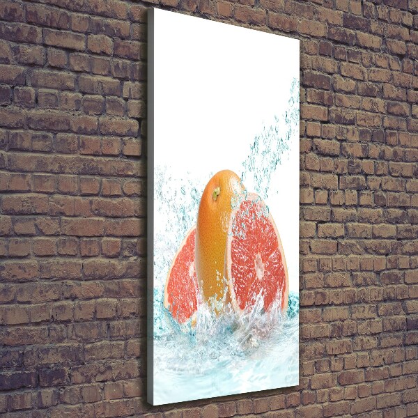 Canvas wall art Grapefruit